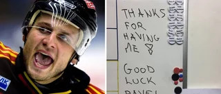 Här tackar stjärnan för sig