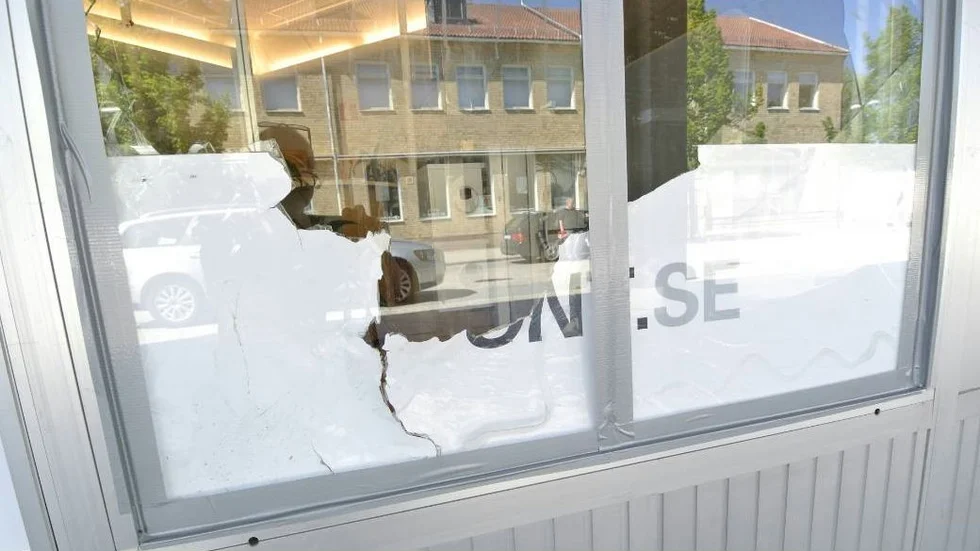 Skadegörelse i Tierp.