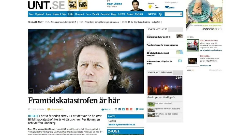 Skärmdump från unt.se