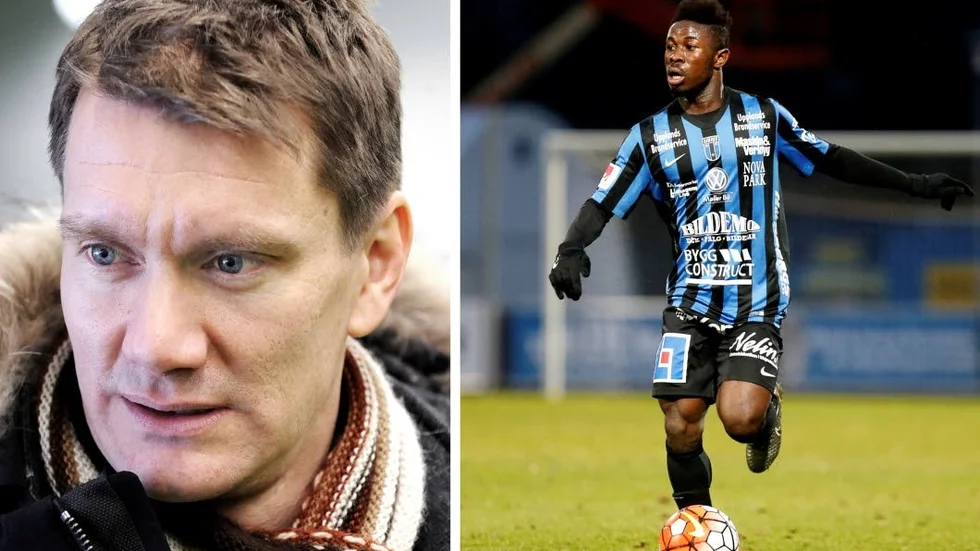 Stefan Alvén och Kingsley Sarfo.
