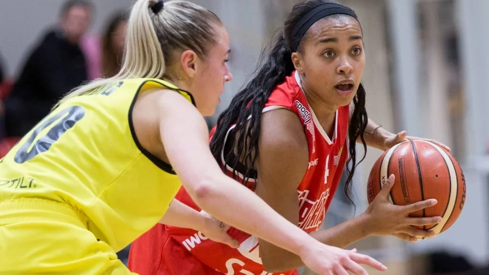 Bäst. Heather Butler var återigen poängbäst i Uppsala.
