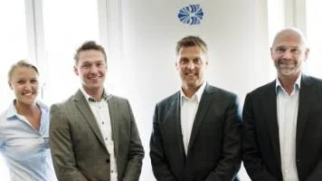 Frederika Andersson, Johan Collby Jan Stensson och Per-Ulf Carlsson på Söderberg och Partners.