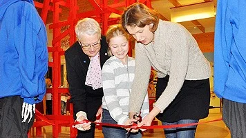 Invigning av Hälsoäventyret i Östhammar.