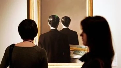 La reproduction interdite. Den förbjudna reproduktionen, av den belgiske surrealisten René Magritte.
