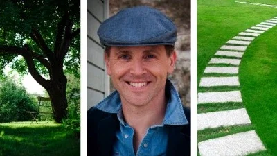 Jens Svensson designar trädgårdar.