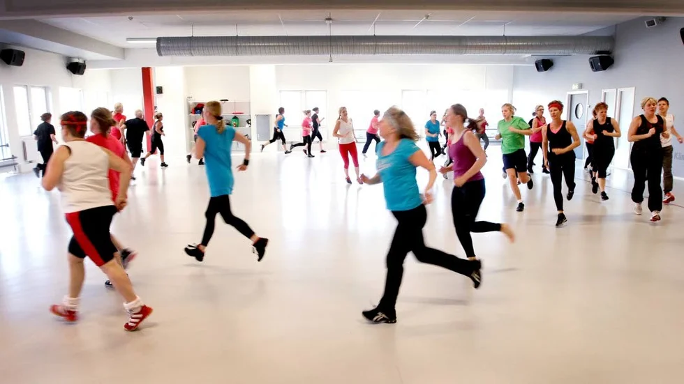 I oktober hölls cirka 50 pass i kommunens regi, av de timavlönade instruktörerna.  Bodybalance, box, bodypump och Sh´bam finns bland annat. (Bilden har ingen lokal anknytning)