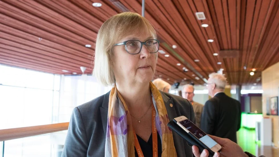 Generaldirektören. Lena Erixon, Trafikverkets generaldirektör är på plats under Logistikdag Norr 2017 i november.