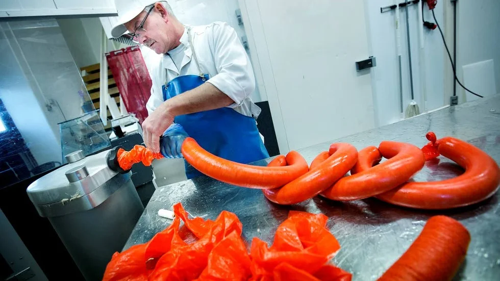 Familjeföretag. Janne Pettersson är uppvuxen med kött och chark. Hans farfar grundade B A Petterssons charkuterifabrik.