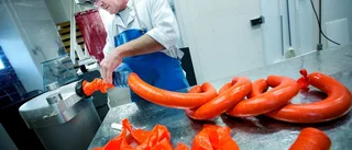 Högtryck i korvfabriken inför jul