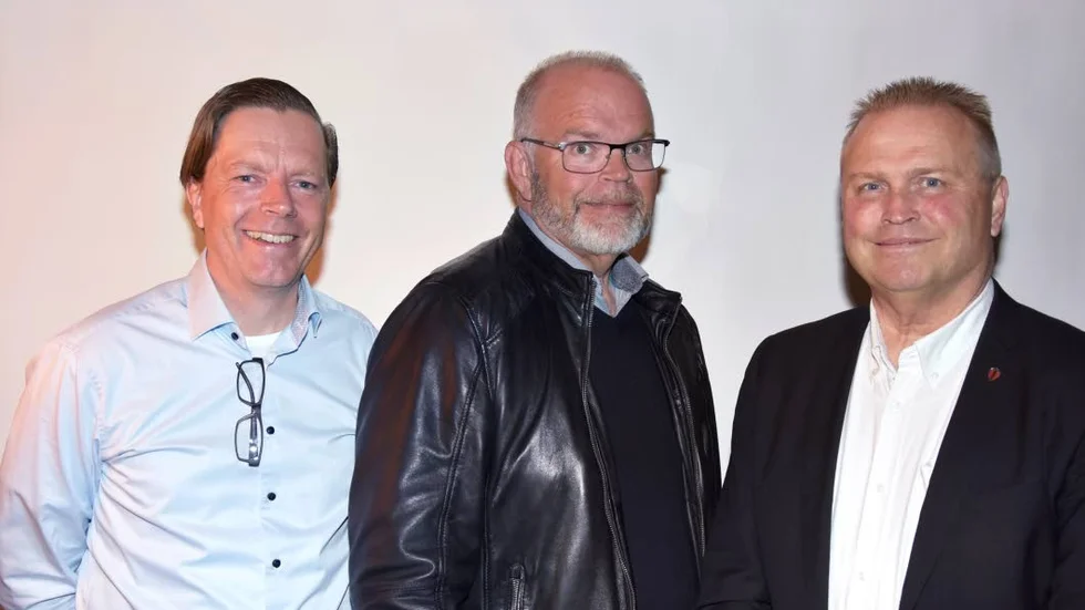 Nicklas Larsson, Erik Lundström och Tomas Wåhlberg från Svensk Fordonsmarknad.