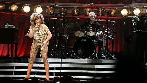 Tina Turner uppträdde på Globen i Stockholm på söndagen.