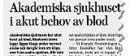 Många gick till Blodcentralen