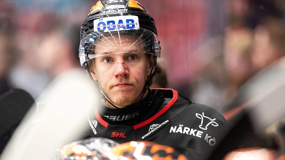 Marcus Hardegård har gjort en stark säsong i Örebro som ska försöka sänka Luleå på hemmais onsdag kväll.