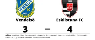 Makalös vändning av Eskilstuna FC borta mot Vendelsö