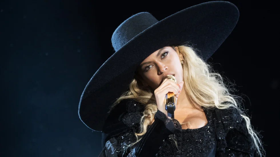 Beyoncé vid en tidigare konsert. Arkivbild.