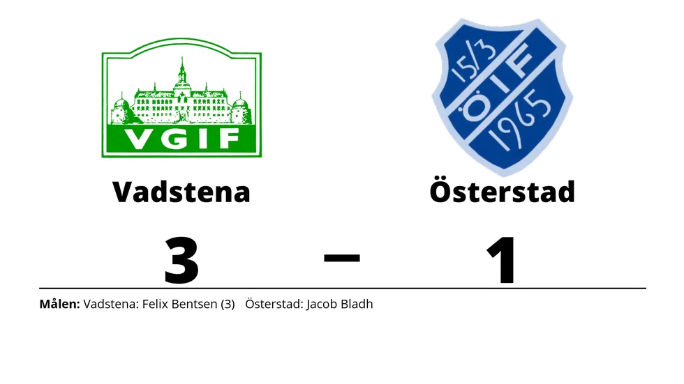 Vadstena GIF vann mot Österstads IF