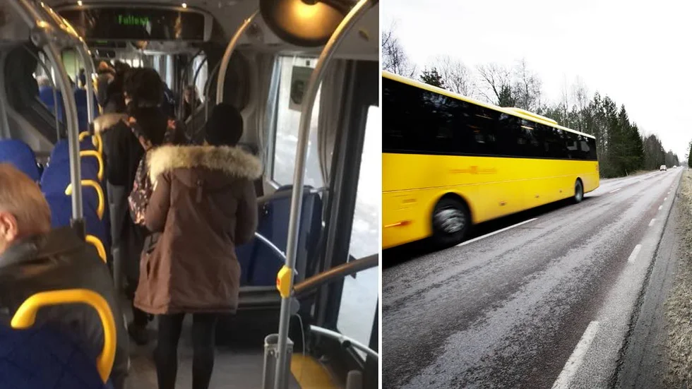 Efter att hjulet lossnat fick passagerarna gå av och byta till en annan buss tio minuter senare, enligt Chero Dahir.