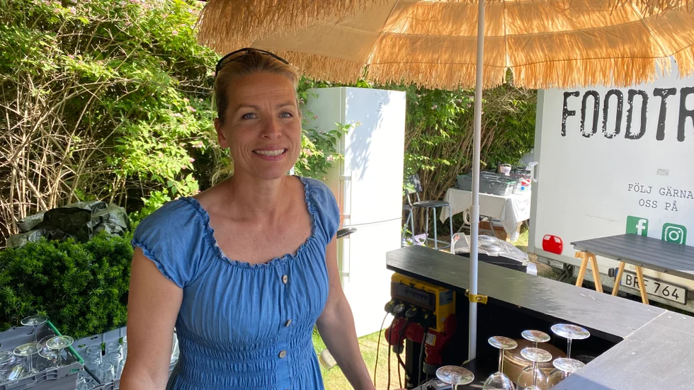 Den sorts matvagn som kallas foodtruck har Helena Lindström tre av. En av dem skulle ha stått i Drömparken i år. Nu blir det inte så.