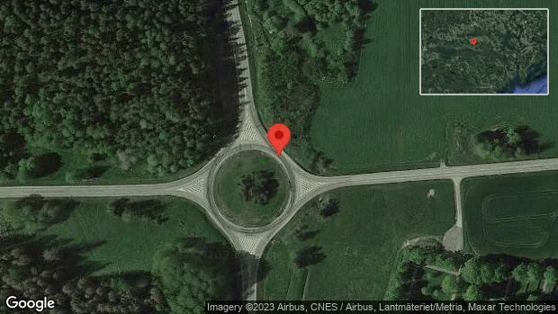 Stopp på väg 53 på grund av olycka med flera fordon