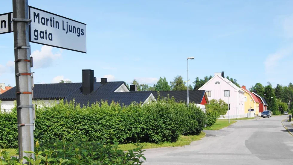 Påminnelse. I Notviken skyltar Luleå kommun med ett gatunamn som påminner om en av stadens stora artister.
