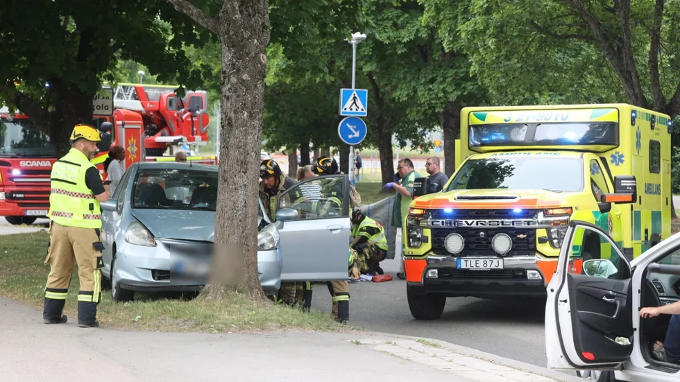 En olycka inträffade på Gamla Uppsalagatan vid 15-tiden.