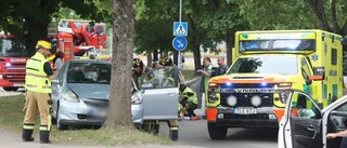 Pojke i 10-årsåldern påkörd i Uppsala – två till sjukhus