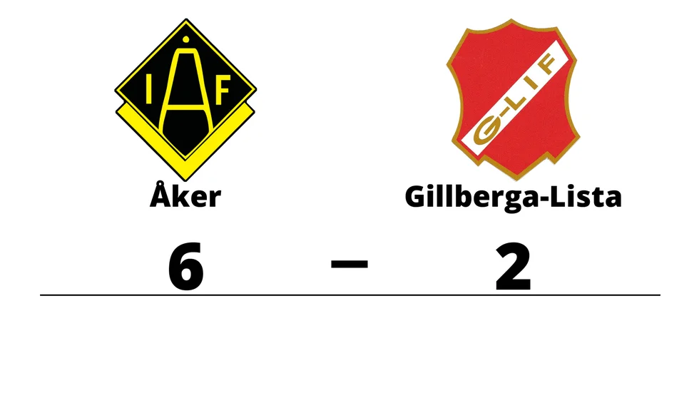 Åkers IF vann mot Gillberga-Lista IF