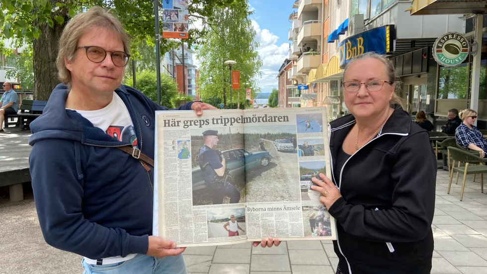 PT-journalisterna Gunnar Westergren och Gunnel Ekman jobbade på tidningen den dagen trippelmördaren Juha Valjakkala greps. De följde efter poliserna ut till Långträsk.