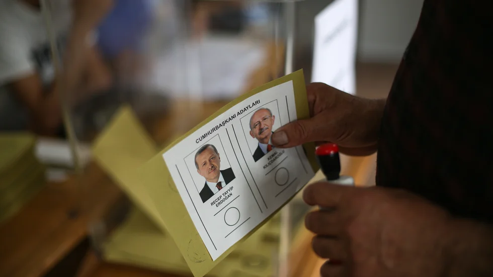 Turkiets presidentval står mellan Recep Tayyip Erdogan och Kemal Kiliçdaroglu. Så här ser valsedeln ut.
