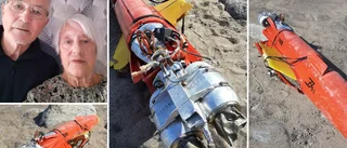 Märkligt fynd söder om Skellefteå – föremål hittat på strand
