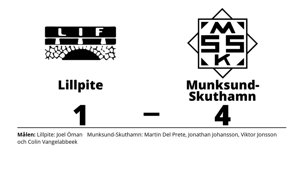 Lillpite IF förlorade mot Munksund/Skuthamns SK
