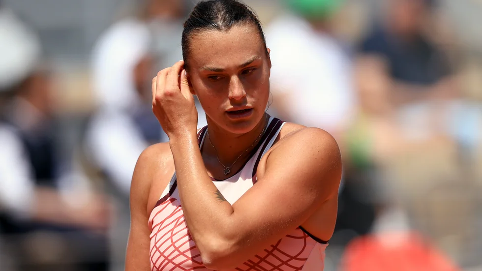 Aryna Sabalenka tar avstånd från kriget i Ukraina.