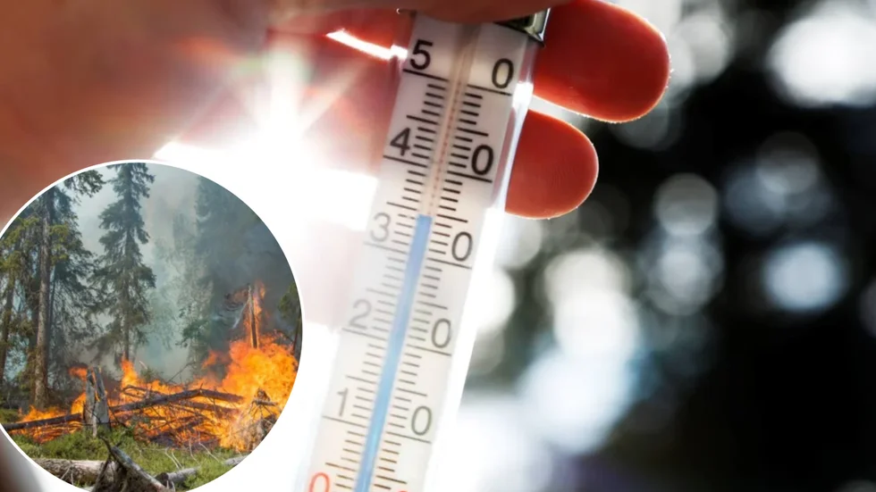 Strålande sol och ingen nederbörd i sikte de kommande tio dagarna. 