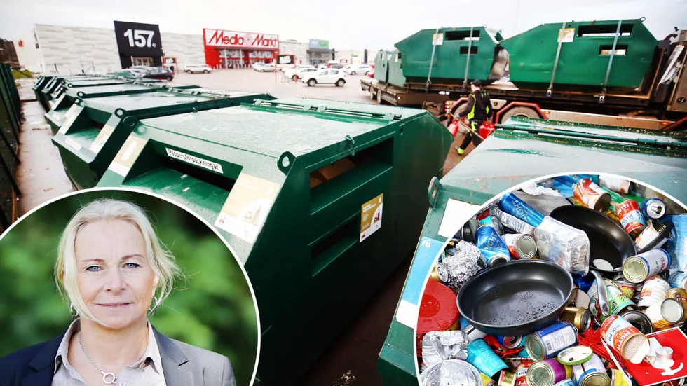 "Plastleksaker, tandborstar, plastfickor och svarta sopsäckar är exempel på sådant som inte räknas som förpackningar och ska i stället sorteras på återvinningscentralen", säger Kerstin Wärn, regionschef på FTI.
