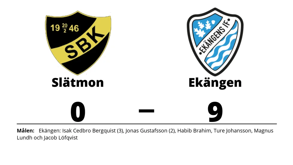 Slätmons BK förlorade mot Ekängens IF