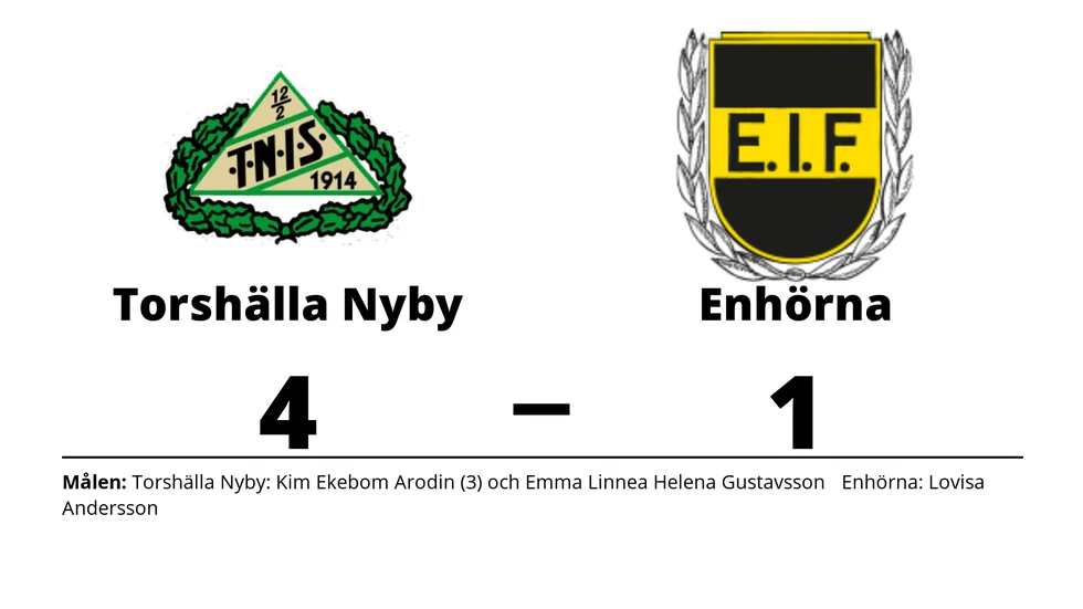 Torshälla Nyby IS vann mot Enhörna IF