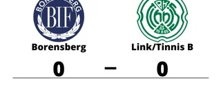 Mållöst när Borensberg tog emot Link/Tinnis B