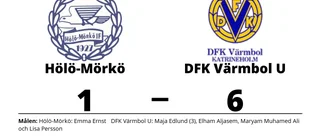 Maja Edlund fixade segern för DFK Värmbol U