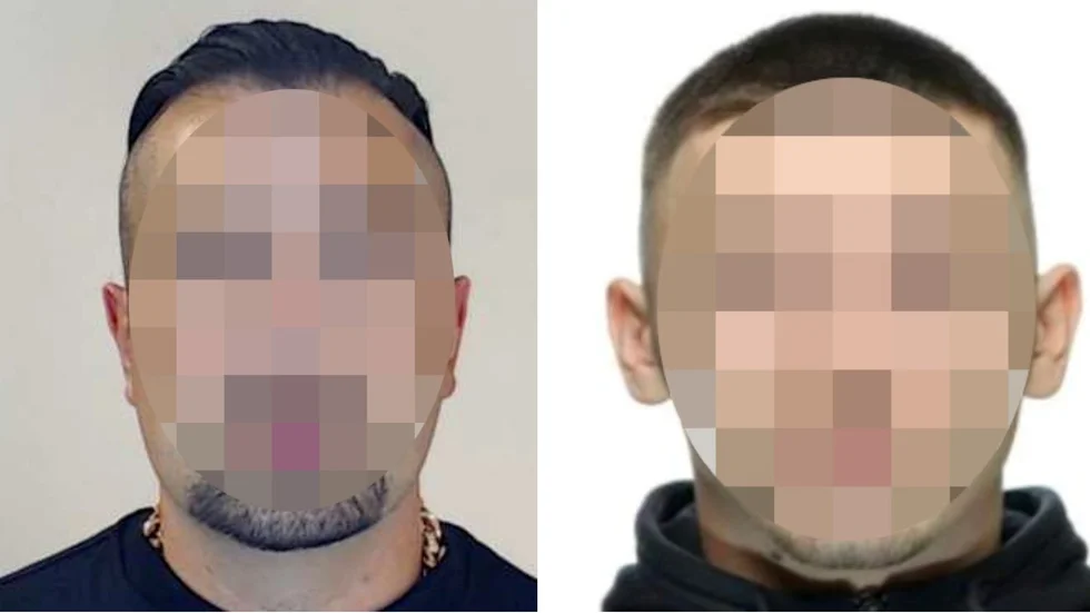 Till vänster 36-årige Räven från Uppsala. Till höger Greken, 25 år, som uppges vara Rävens dödsfiende. 