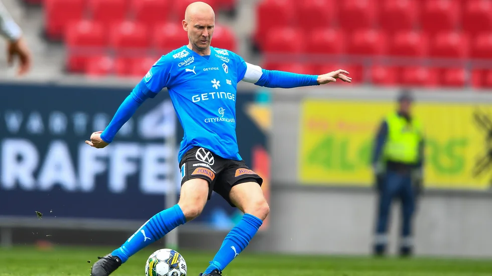 Halmstads Andreas Johansson blir snart allsvenskans meste utespelare. Arkivbild.