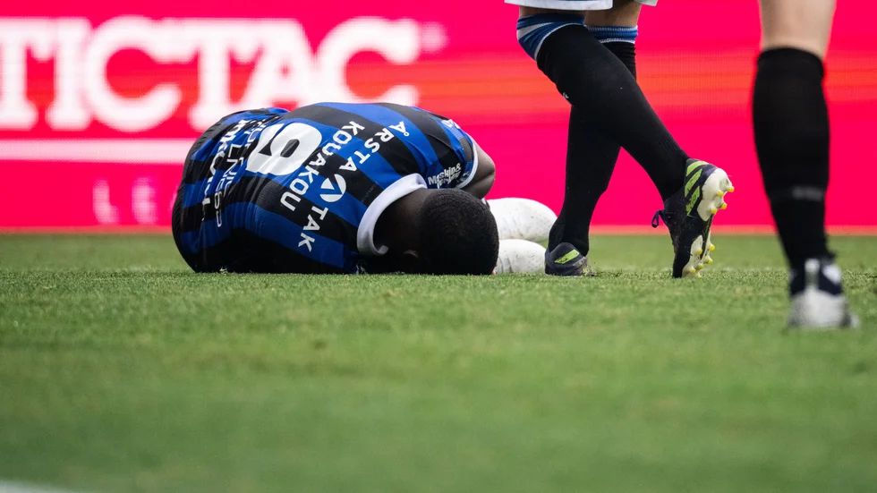 Christian Kouakou var äntligen tillbaka från start. 