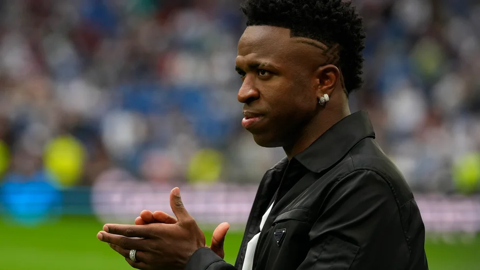 Real Madrid's Vinícius Júnior ska leda en kommitté som ska jobba mot diskriminering. Arkivbild.