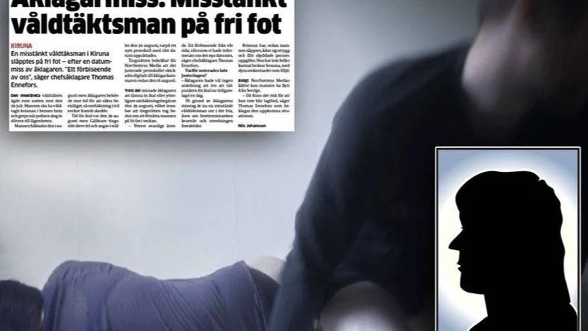 ÅKLAGARMISSEN. En misstänkt våldtäktsman i Kiruna släpptes efter åklagarnas datummiss. Nu talar en av kvinnorna ut om den traumatiska händelsen. "Jag kan inte ens gå ut med hunden. Om jag hör att någon går bakom mig får jag panik", säger Sara.