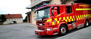 Mindre skogsbrand vid Tule station