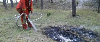 Brand kunde begränsas på Fårö – varnar för extremt torrt i marken