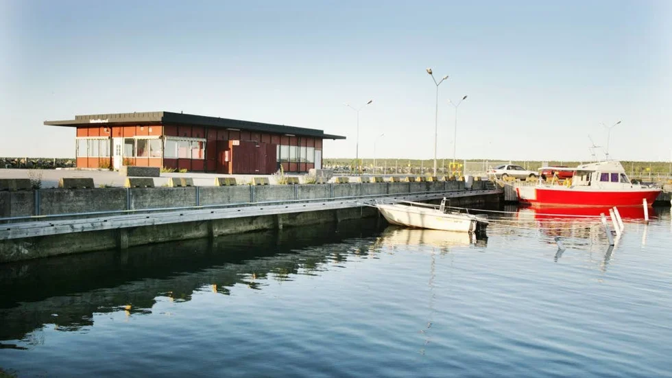 Hamnen i Kappelshamn.