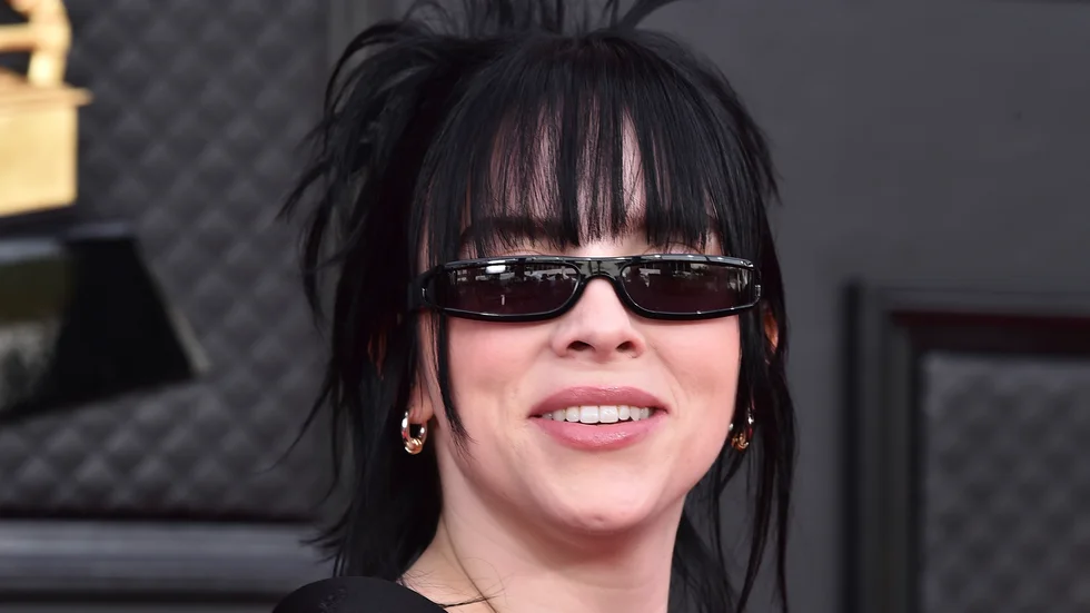 Billie Eilish dyker upp i en nyskriven kortfilm a skaparna till "The Simpsons". Arkivbild.