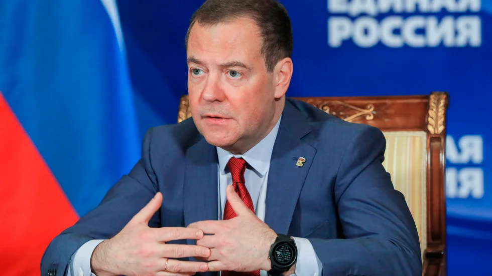 Dmitrij Medvedev var president i Ryssland 2008–2012 och premiärminister 2012–2020. Arkivbild.