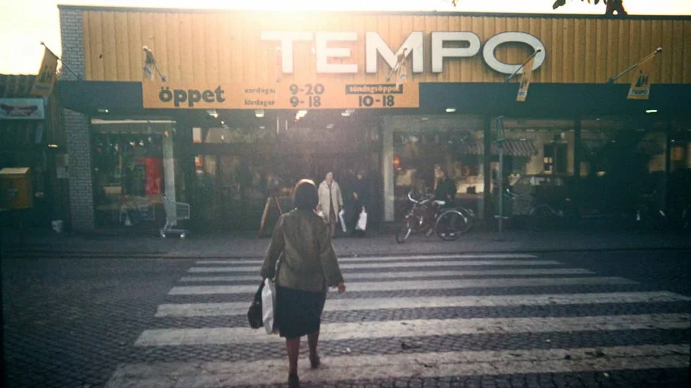 En av alla butiker som försvann var Tempo på Östercentrum. Bilden tagen 1976.