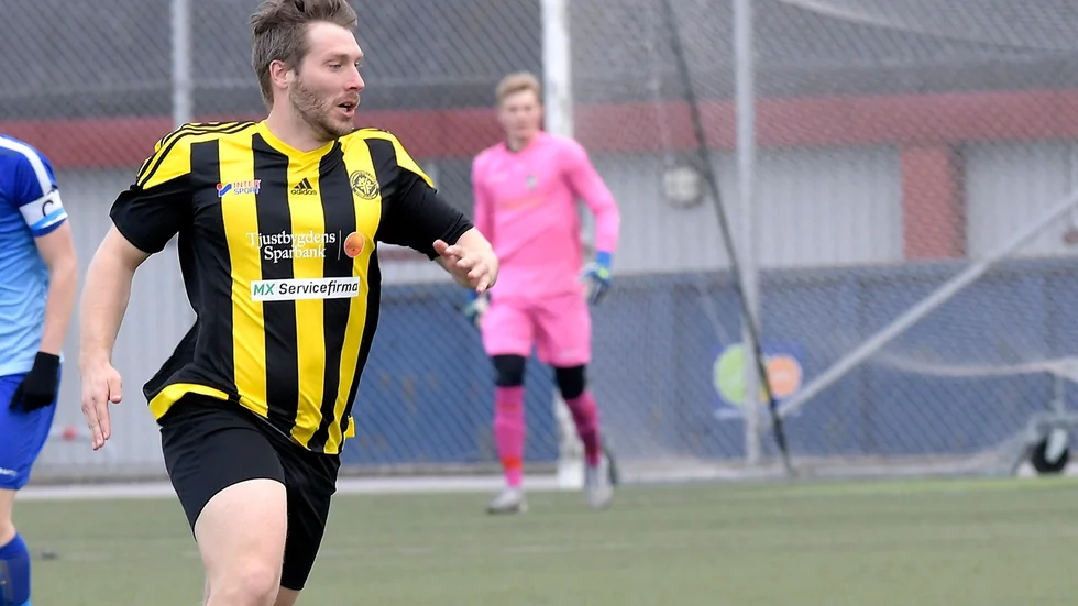 VFF:s mittfältare Daniel Engel.